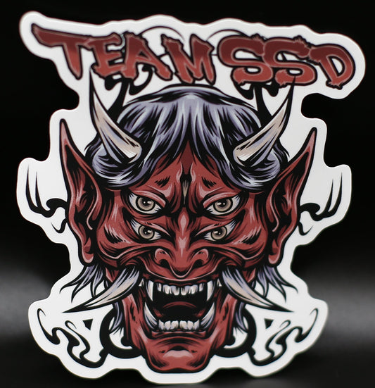 TeamSSD Hannya Mask Sticker